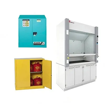 ארון אחסון כימיקלים מאוורר